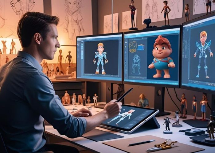 Inside a 3D Animation Artist’s Creative Studio